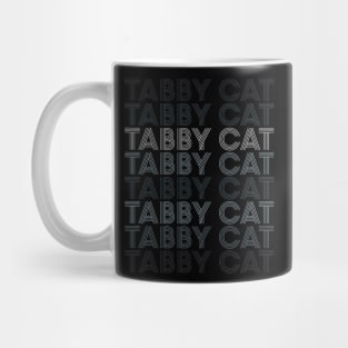 Retro Silver Tabby Cat Mug